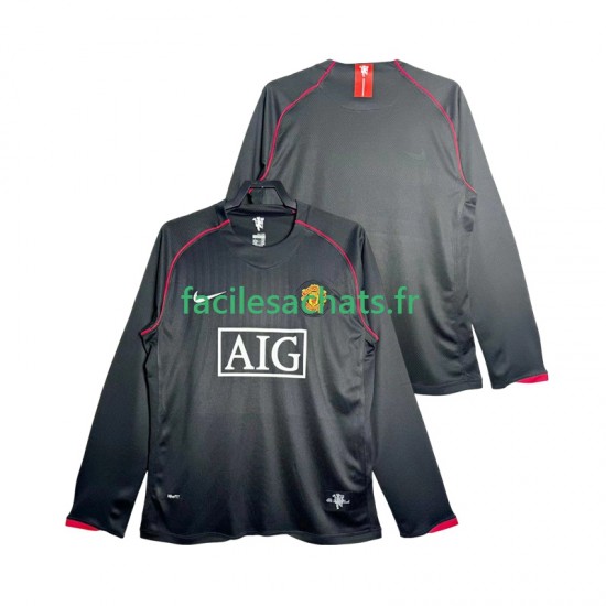Maillot Manchester United Retro 2007 2008 Extérieur Homme ML