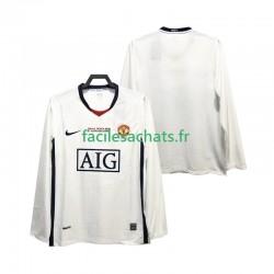 Maillot Manchester United Retro Champions League 2008 2009 Extérieur Homme ML