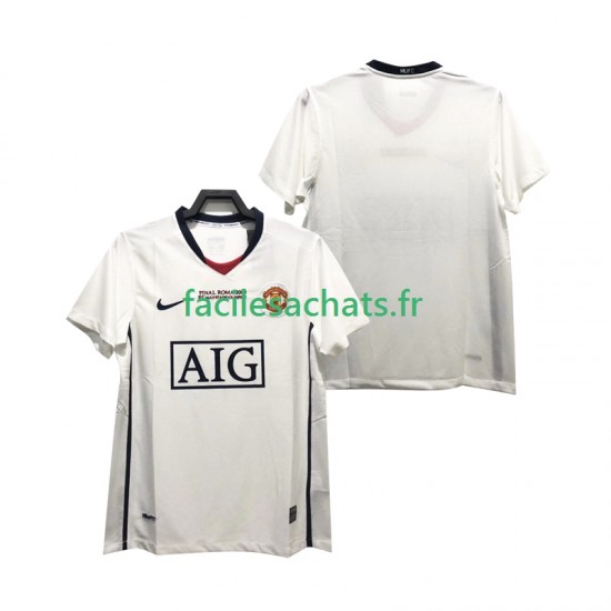 Maillot Manchester United Retro Champions League 2008 2009 Extérieur Homme MC