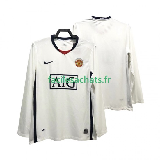 Maillot Manchester United Retro Premier League 2008 2009 Extérieur Homme ML