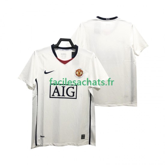 Maillot Manchester United Retro Premier League 2008 2009 Extérieur Homme MC