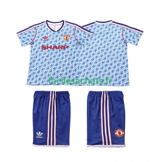 Maillot Manchester United Retro 1990 1992 Extérieur Enfant MC