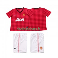Maillot Manchester United Retro 2012 2013 Domicile Enfant MC