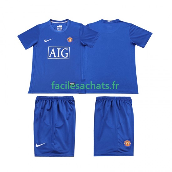 Maillot Manchester United Retro 2008 2009 3ème Enfant MC