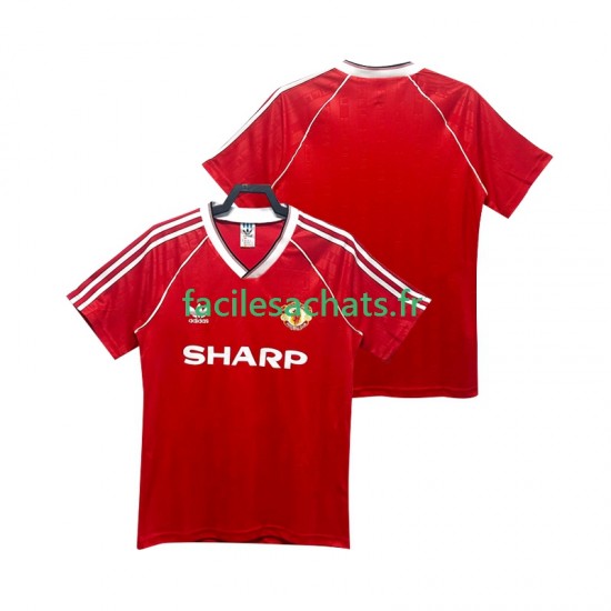 Maillot Manchester United Retro 1988 1990 Domicile Homme MC