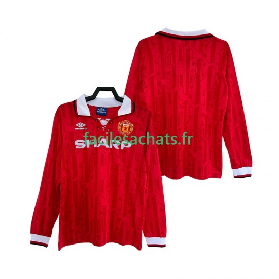Maillot Manchester United Retro 1992 1994 Domicile Homme ML