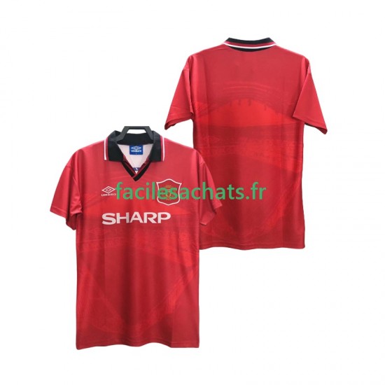 Maillot Manchester United Retro 1994 1996 Domicile Homme MC