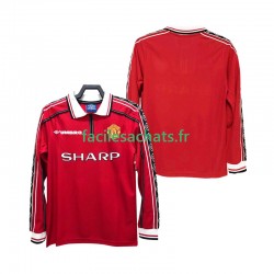 Maillot Manchester United Retro 1998 1999 Domicile Homme ML