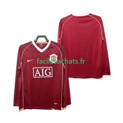 Maillot Manchester United Retro 2006 2007 Domicile Homme ML