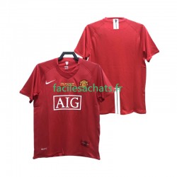 Maillot Manchester United Retro 2007 2008 Domicile Homme MC