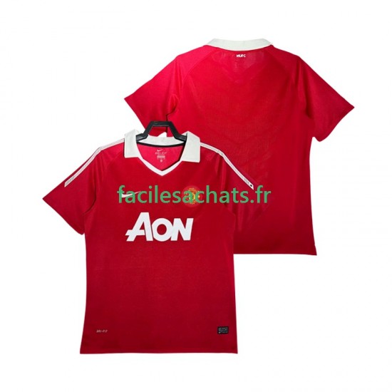 Maillot Manchester United Retro 2010 2011 Domicile Homme MC