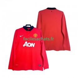 Maillot Manchester United Retro 2013 2014 Domicile Homme ML