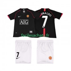 Maillot Manchester United Ronaldo 7 Retro 2007 2008 Extérieur Enfant MC