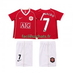 Maillot Manchester United Ronaldo 7 Retro 2006 2007 Domicile Enfant MC