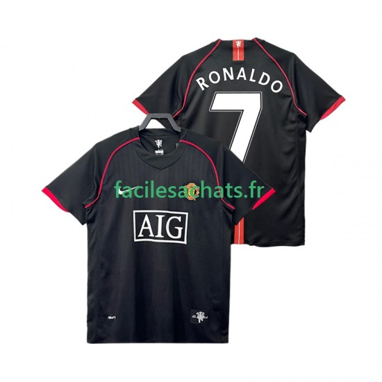 Maillot Manchester United Ronaldo 7 Retro 2007 2008 Extérieur Homme MC