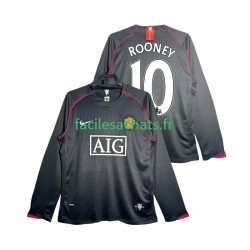 Maillot Manchester United Rooney 10 Retro 2007 2008 Extérieur Homme ML