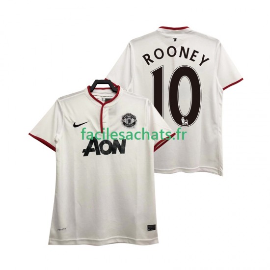 Maillot Manchester United Rooney 10 Retro 2013 2014 3ème Homme MC