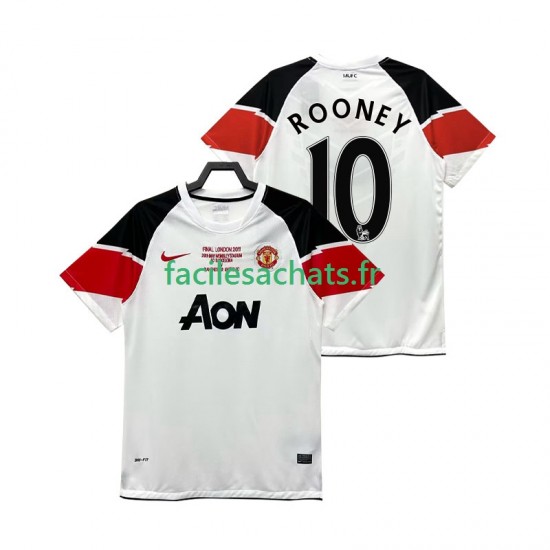 Maillot Manchester United Rooney 10 Retro Champions League 2011 2012 3ème Homme MC