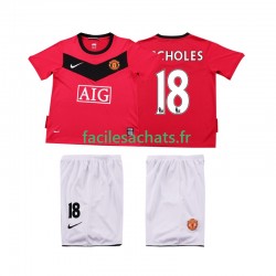 Maillot Manchester United SCHOLES 18 Retro 2009 2010 Domicile Enfant MC Maillot Manchester United SCHOLES 18 Retro 2009 2010 Domicile Enfant MC