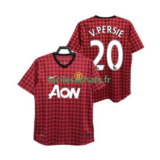 Maillot Manchester United V PERSIE 20 Retro 2012 2013 Domicile Homme MC