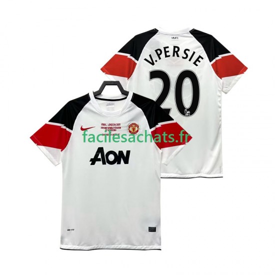 Maillot Manchester United V PERSIE 20 Retro Champions League 2011 2012 3ème Homme MC