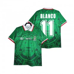 Maillot Mexique BLANCO 11 Retro 1998 Domicile Homme MC