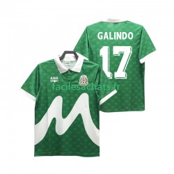 Maillot Mexique GALINDO 17 Retro 1995 Domicile Homme MC