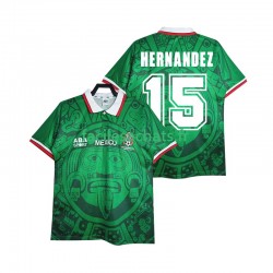 Maillot Mexique HERNANDEZ 15 Retro 1998 Domicile Homme MC