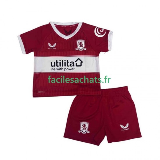 Maillot Middlesbrough 2025-2026 Domicile Enfant MC