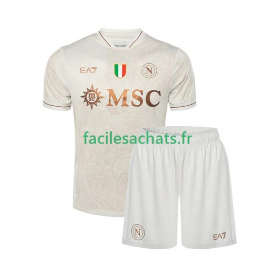 Maillot Naples 2025-2026 Extérieur Enfant MC