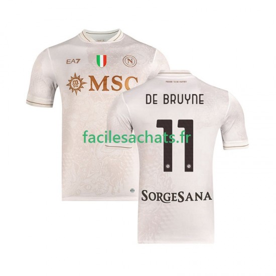 Maillot Naples Kevin De Bruyne 11 2025-2026 Extérieur Homme MC