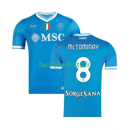 Maillot Naples Scott McTominay 8 2025-2026 Domicile Homme MC