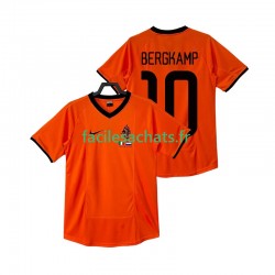 Maillot Pays-Bas BERGKAMP 10 Retro 2000 Domicile Homme MC