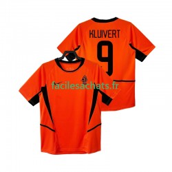 Maillot Pays-Bas KLUIVERT 9 Retro 2002 Domicile Homme MC