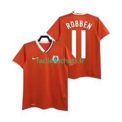 Maillot Pays-Bas ROBBEN 11 Retro 2008 Domicile Homme MC