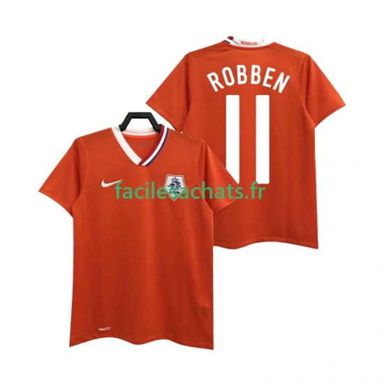 Maillot Pays-Bas ROBBEN 11 Retro 2008 Domicile Homme MC