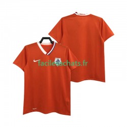 Maillot Pays-Bas Retro 2008 Domicile Homme MC