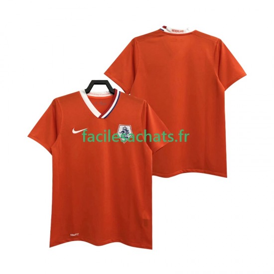 Maillot Pays-Bas Retro 2008 Domicile Homme MC
