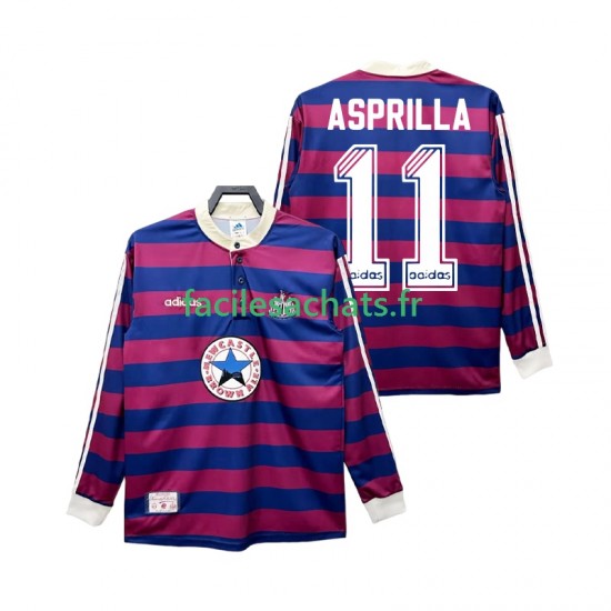 Maillot Newcastle United ASPRILLA 11 Retro 1995 1997 Extérieur Homme ML