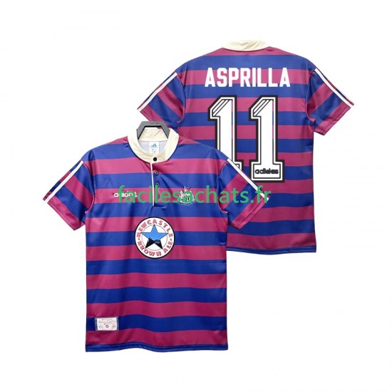 Maillot Newcastle United ASPRILLA 11 Retro 1995 1997 Extérieur Homme MC