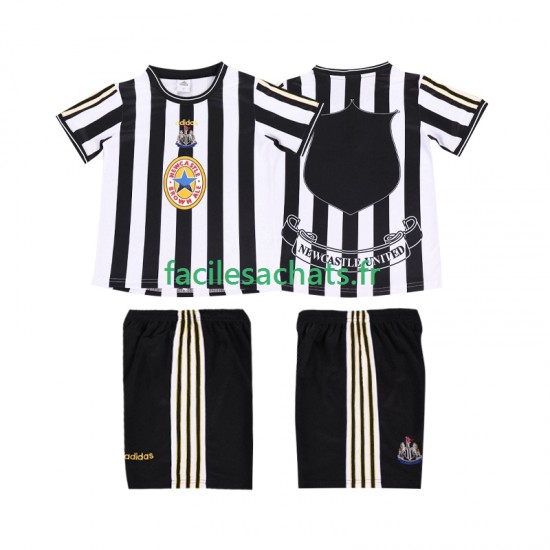 Maillot Newcastle United Retro 1997 1999 Domicile Enfant MC