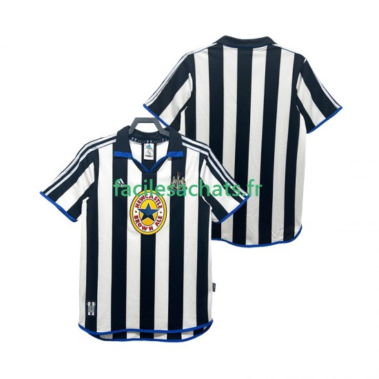 Maillot Newcastle United Retro 1999 2000 Domicile Homme MC