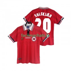 Maillot Norvège Retro SOLSKJAER 20 1998 Domicile Homme MC