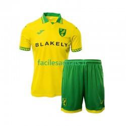 Maillot Norwich City 2025-2026 Domicile Enfant MC