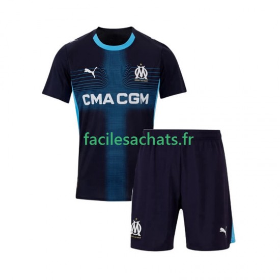 Maillot Olympique de Marseille 2025-2026 Extérieur Enfant MC