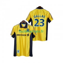 Maillot Olympique de Marseille Gallas 23 Retro 1998 1999 3ème Homme MC