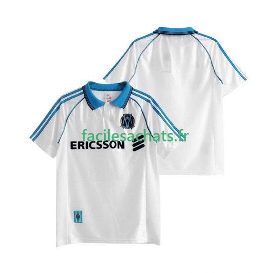 Maillot Olympique de Marseille Retro 1998 1999 Domicile Homme MC