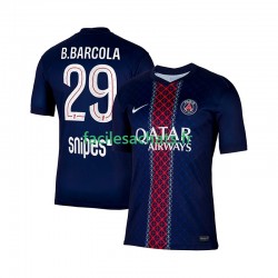 Maillot Paris Saint-Germain Bradley Barcola 29 2025-2026 Domicile Homme MC