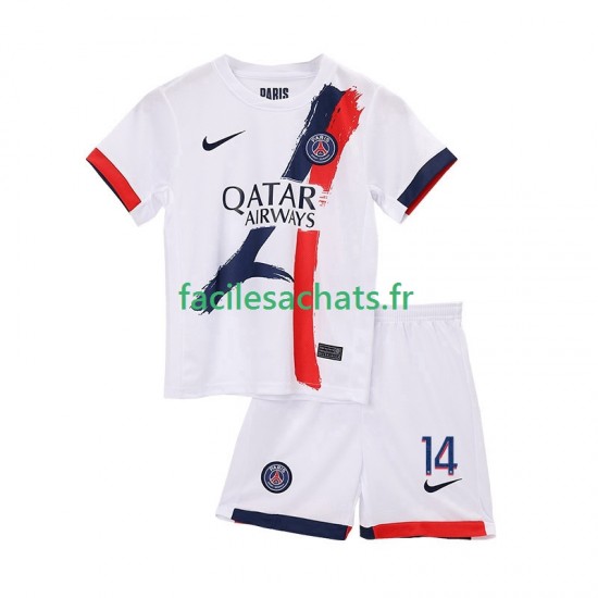 Maillot Paris Saint-Germain Desire Doue 14 2025-2026 Extérieur Enfant MC