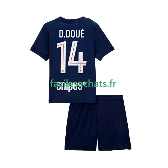 Maillot Paris Saint-Germain Desire Doue 14 2025-2026 Domicile Enfant MC